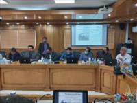 حضور رئیس , پژوهشکده در جلسه بررسی مسائل بخش کشاورزی حوزه شمال غربی استان