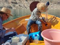 نخستین مرحله نمونه‌برداری پایش کیفی آب و رسوبات کف مخزن سد مارون بهبهان با حضور کارشناسان اجرای طرح انجام شد